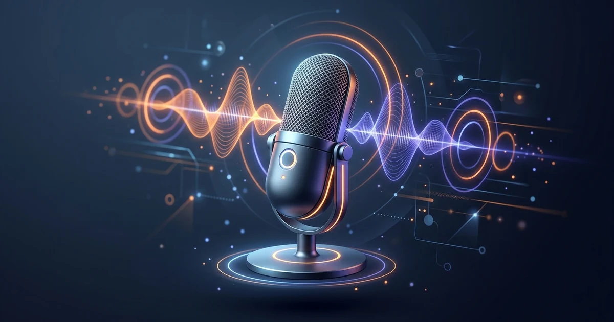Dashboard audio dan speech Snipset menampilkan visualisasi gelombang suara dan fitur dikte